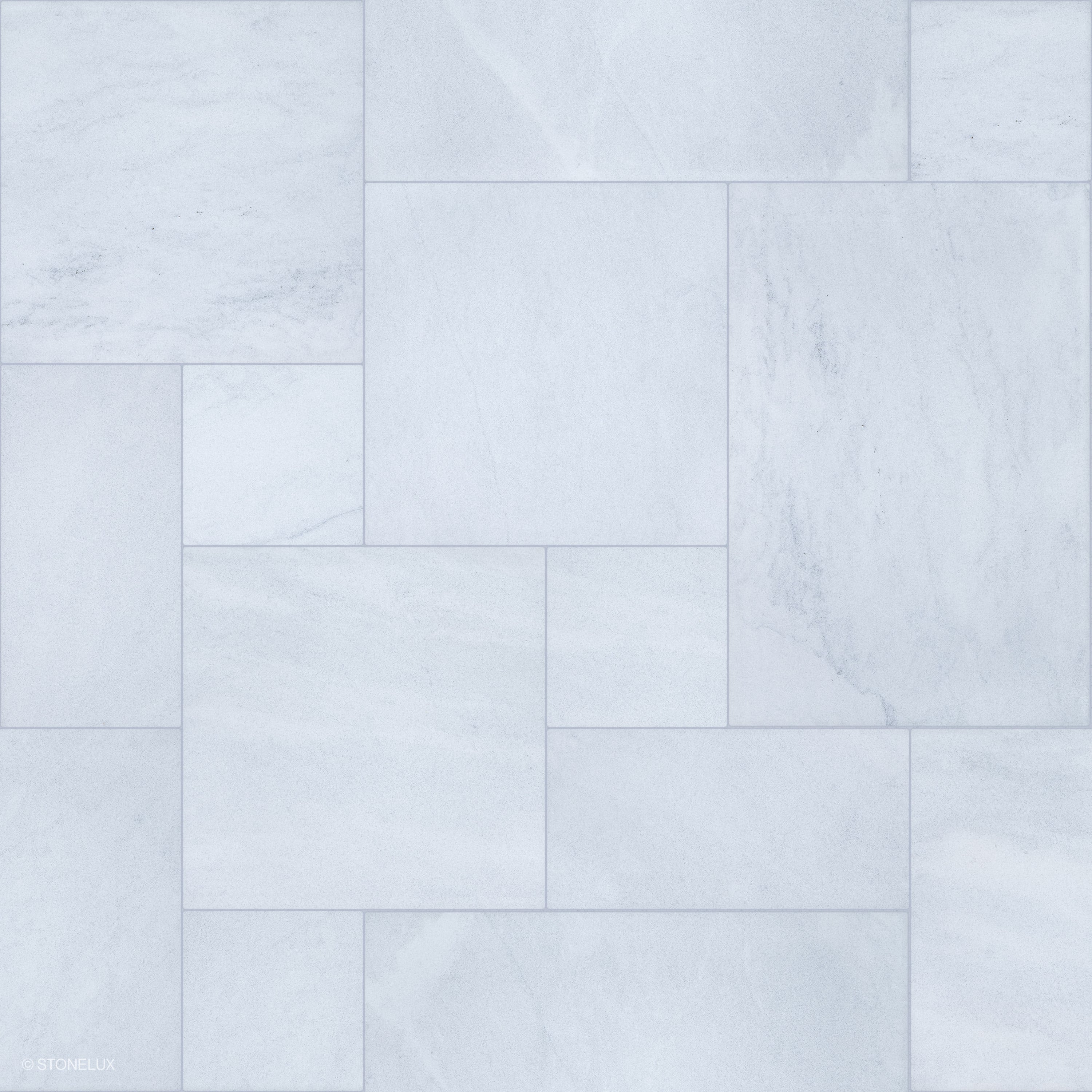 Aldie Serenity: Afyon White & Arctic Grey Marble Pool Oasis